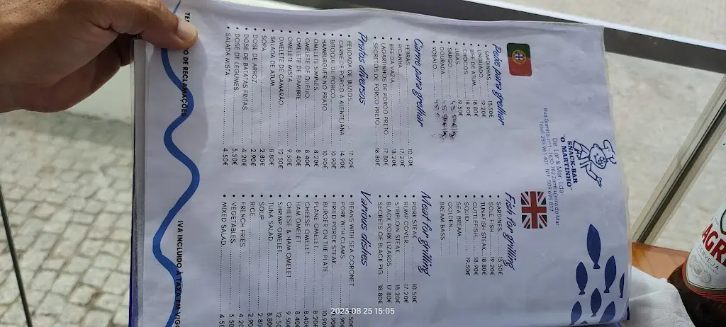 Menu_O Martinho_Zambujeira do Mar_immagine_4