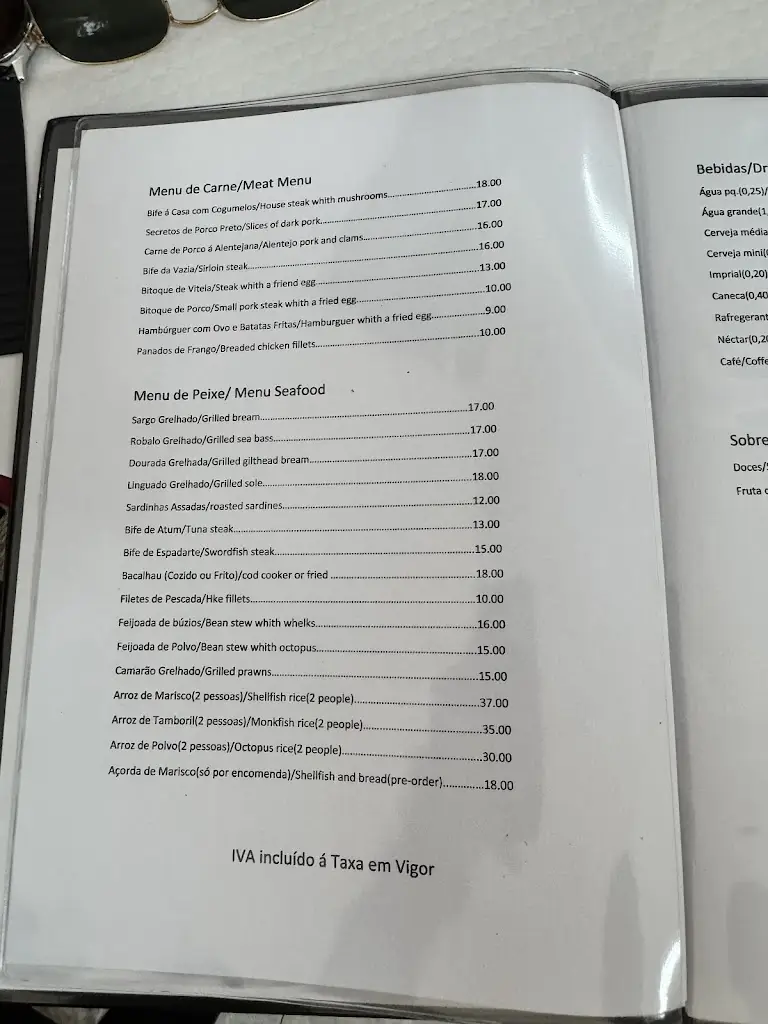 Menu_Estrela do Mar_Zambujeira do Mar_image_2