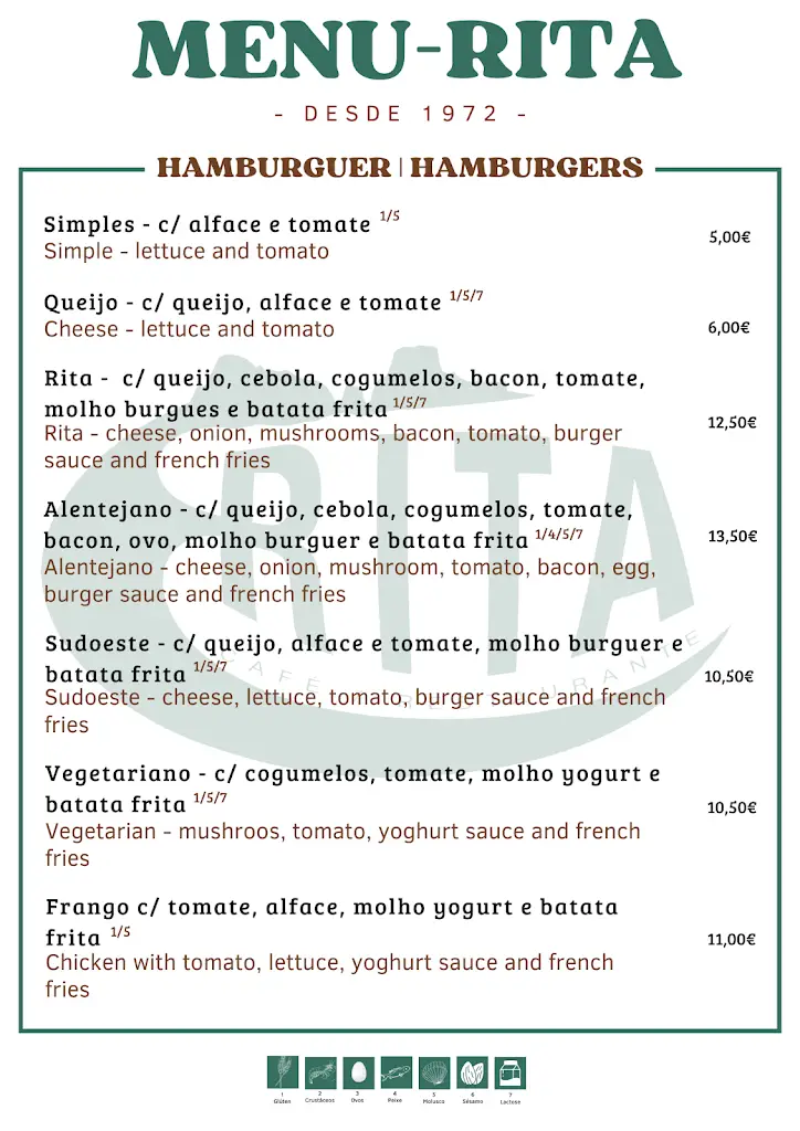 Menu_Rita_Zambujeira do Mar_immagine_1