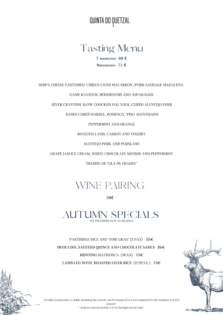 Menu_Quinta do Quetzal_Vidigueira_immagine_1