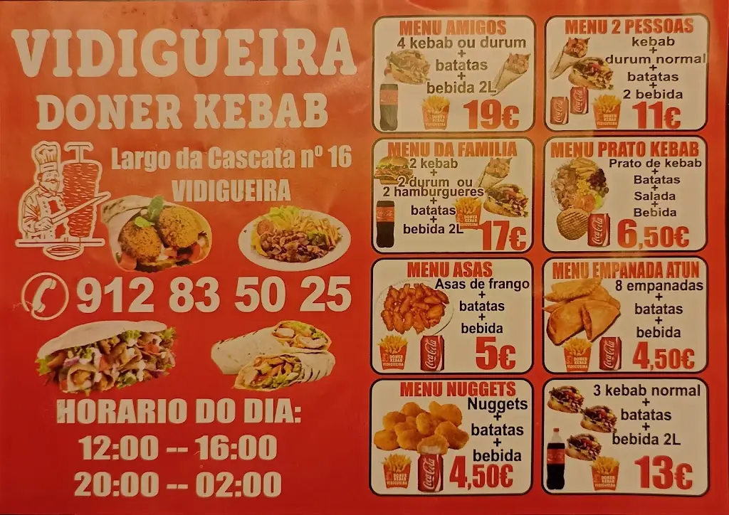 Menu_Vidigueira Doner Kebab_Vidigueira_immagine_1