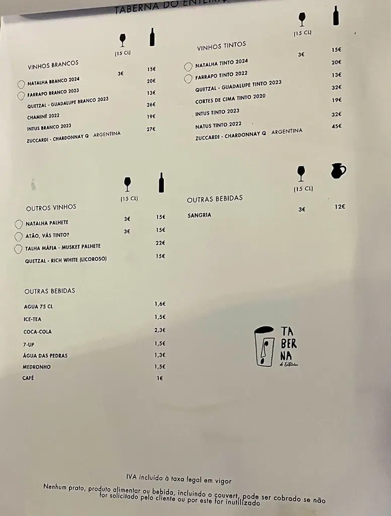 Menu_Taberna do Enteiriço_Vidigueira_immagine_2