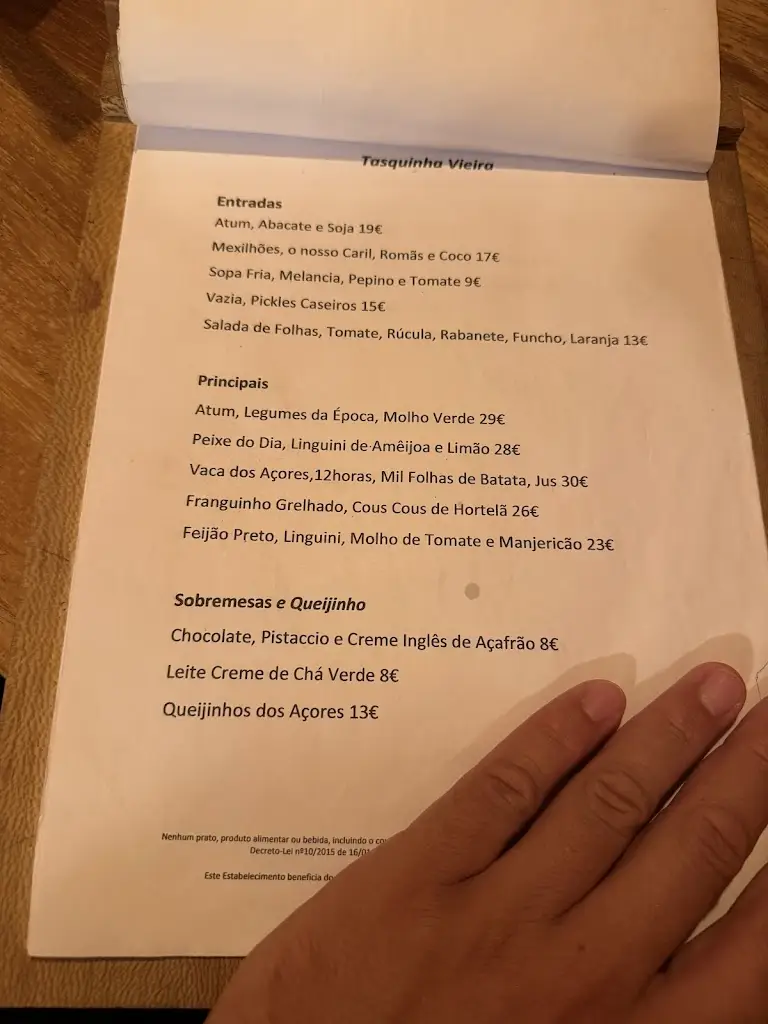 Menu_Tasquinha Vieira_Fajã de Baixo_immagine_4