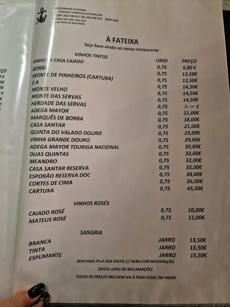 Menu_À Fateixa_Vila Nova de Milfontes_image_3