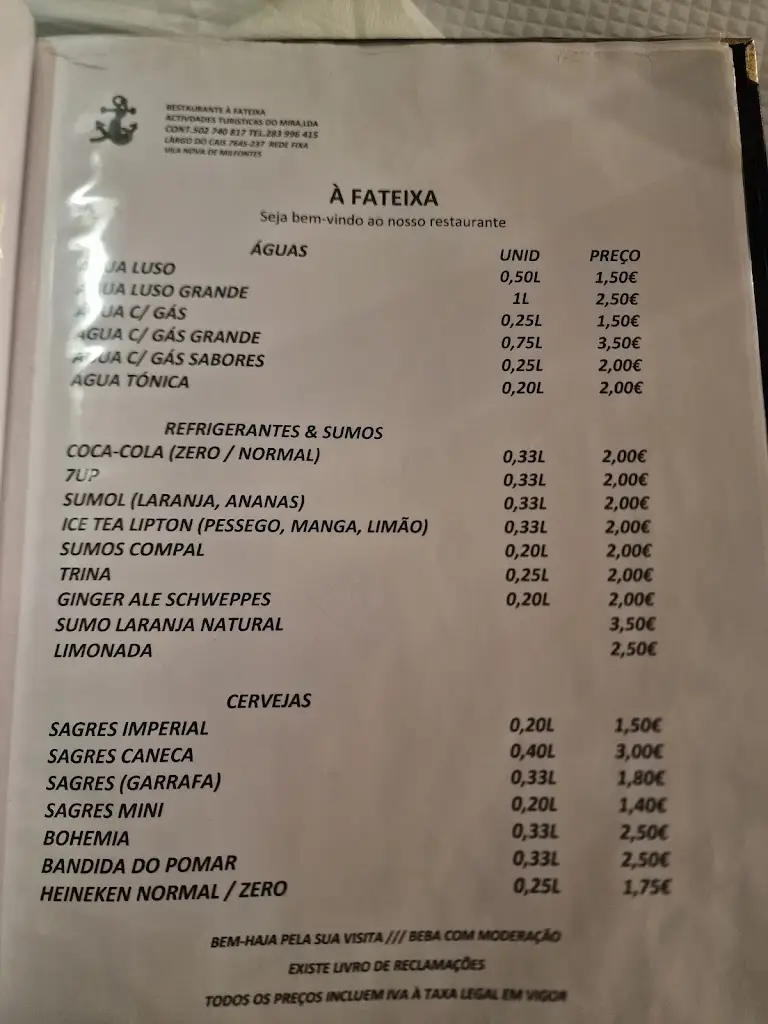 Menu_À Fateixa_Vila Nova de Milfontes_image_4