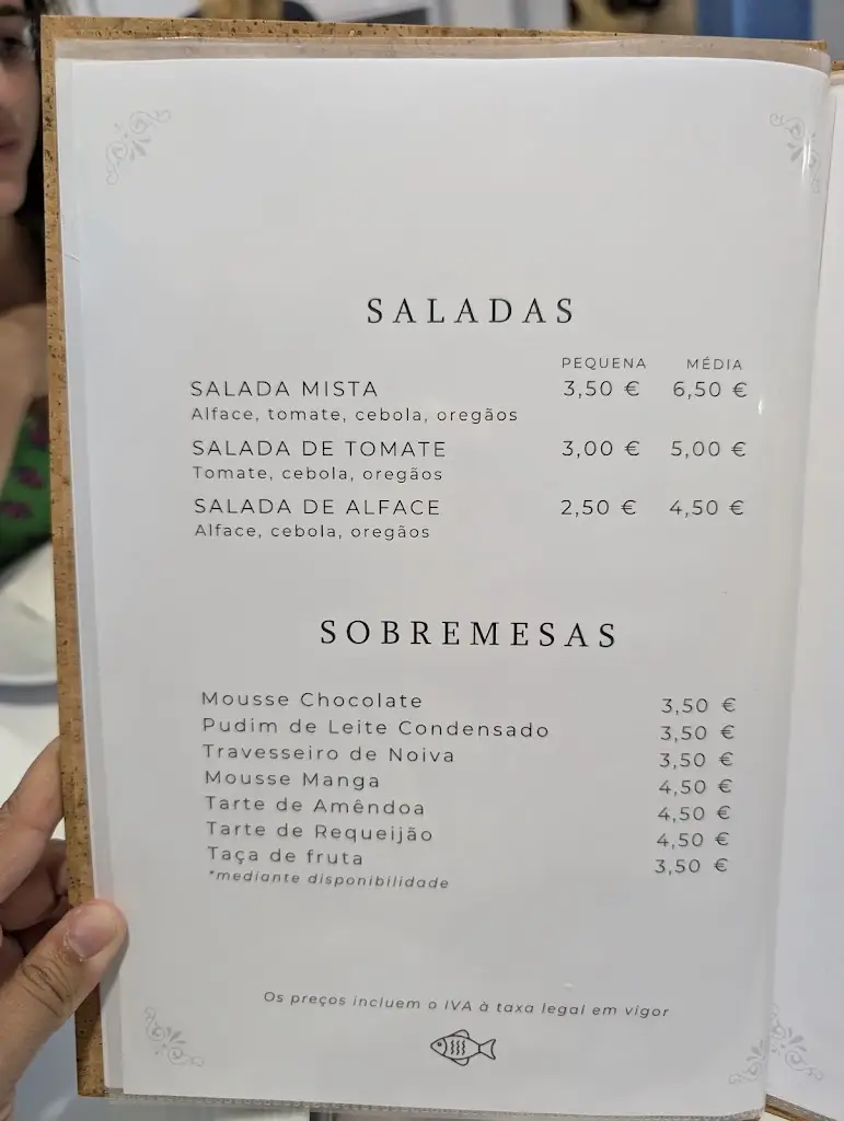 Menu_Restaurante O Pescador de Mouro_Vila Nova de Milfontes_immagine_3