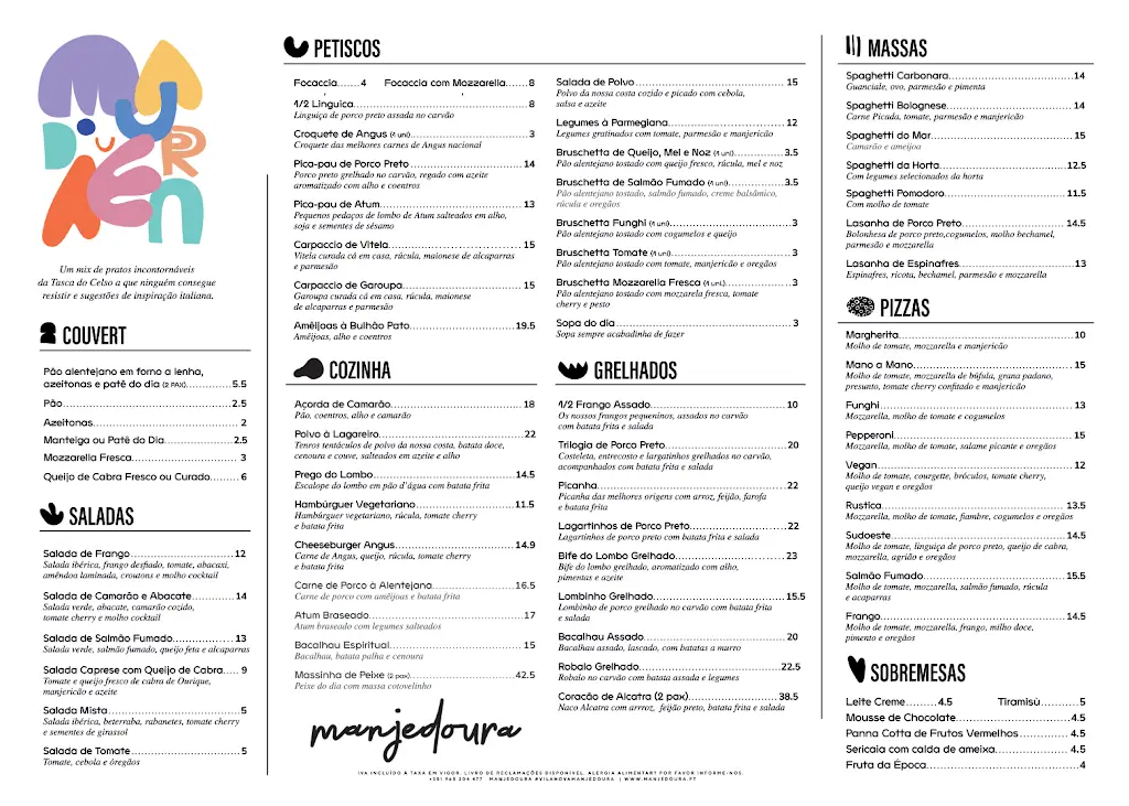 Menu_Manjedoura Restaurante Bar_Vila Nova de Milfontes_image_2