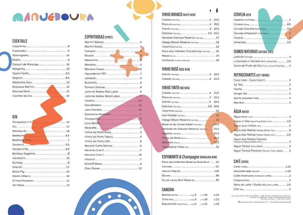 Menu_Manjedoura Restaurante Bar_Vila Nova de Milfontes_image_3