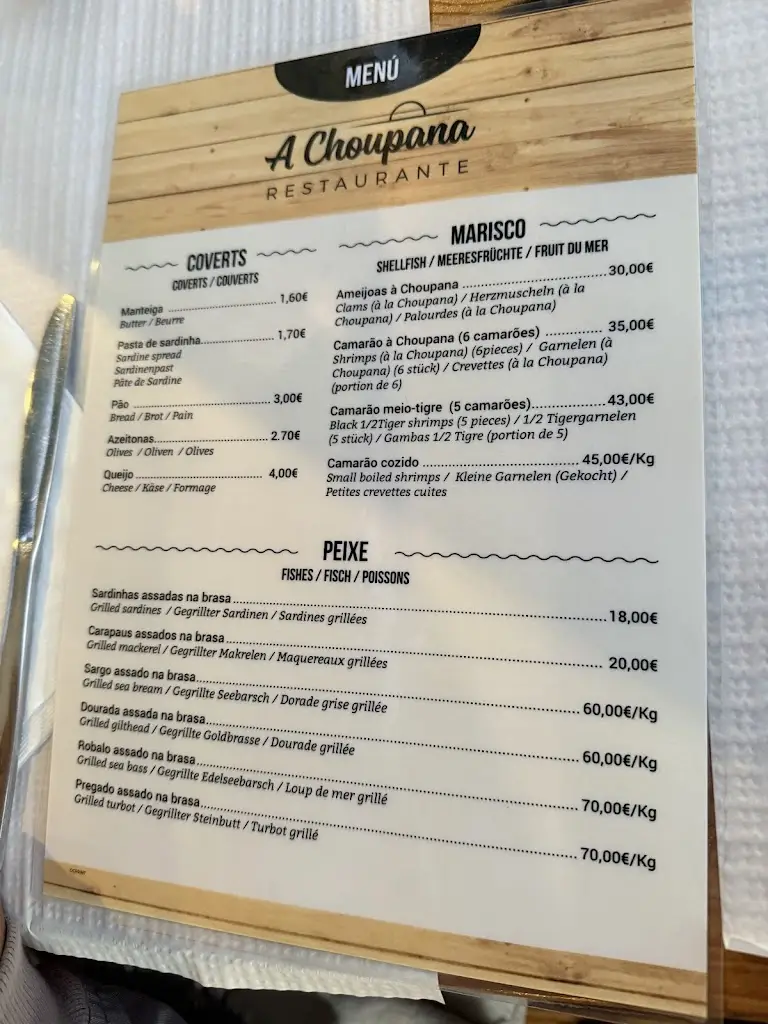 Menu_A Choupana_Vila Nova de Milfontes_immagine_1