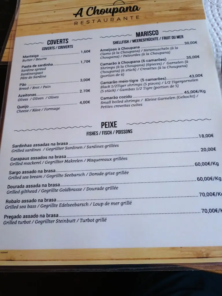 Menu_A Choupana_Vila Nova de Milfontes_immagine_2