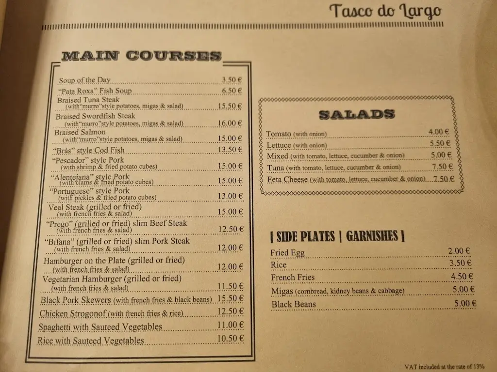 Menu_Tasco do Largo_Vila Nova de Milfontes_immagine_2