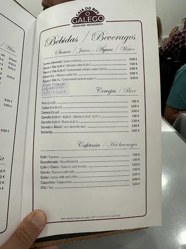 Menu_Casa do bife O GALEGO_Fajã de Baixo_immagine_4