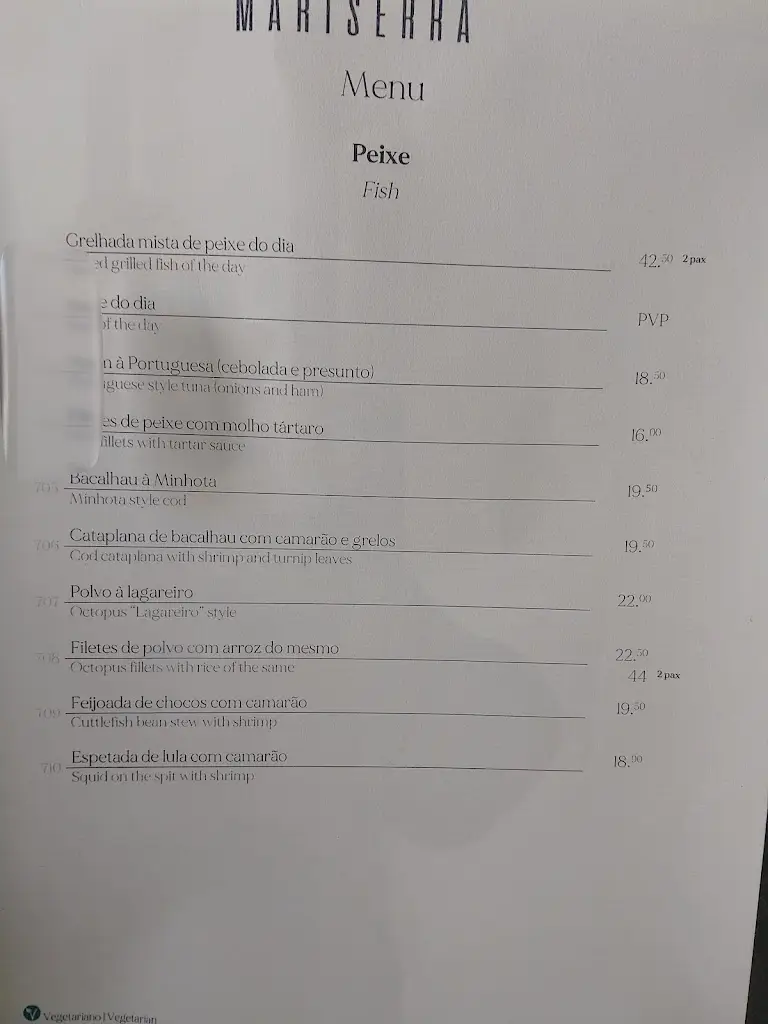 Menu_Restaurante Mariserra_Fajã de Baixo_immagine_3