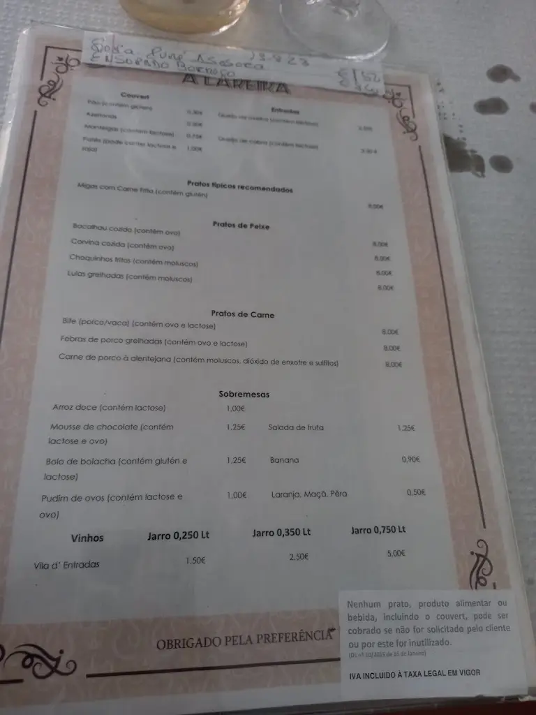 Menu_Restaurante A Lareira_Castro Verde_immagine_1