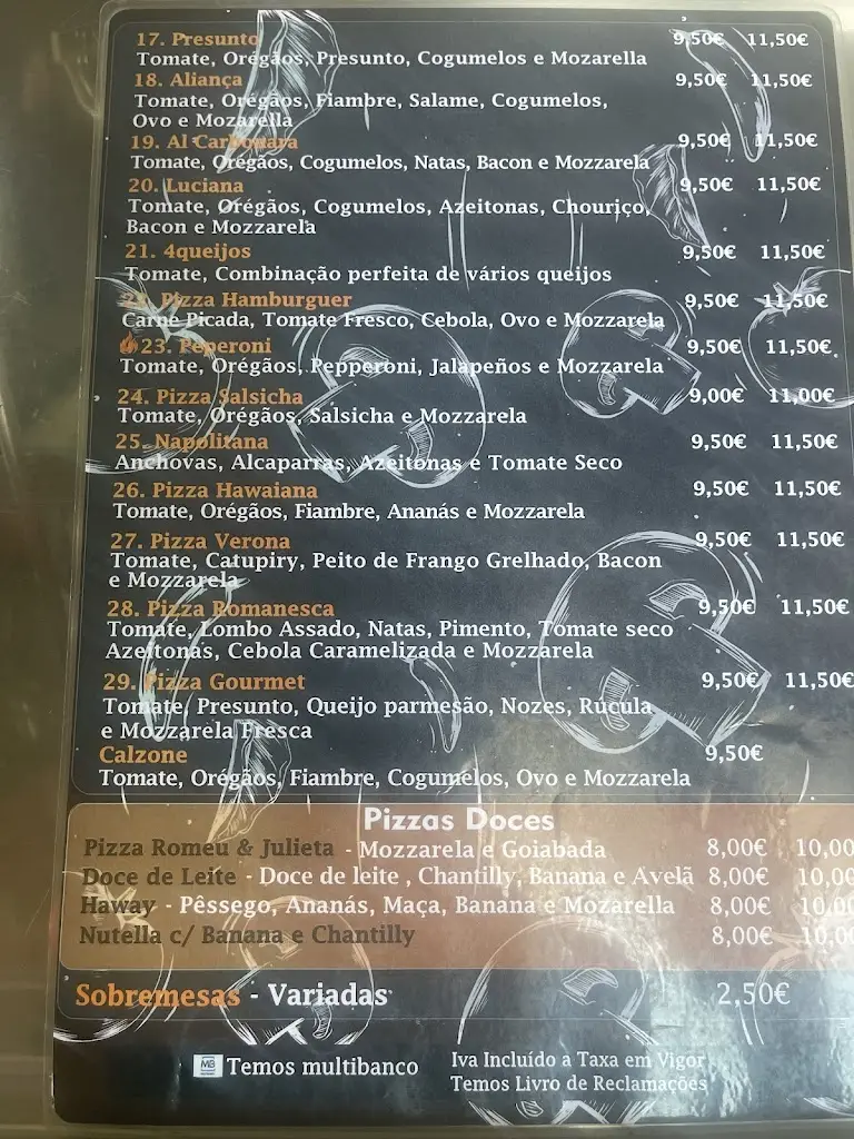 Menu_Pizzaria Aliança_Castro Verde_imagen_2