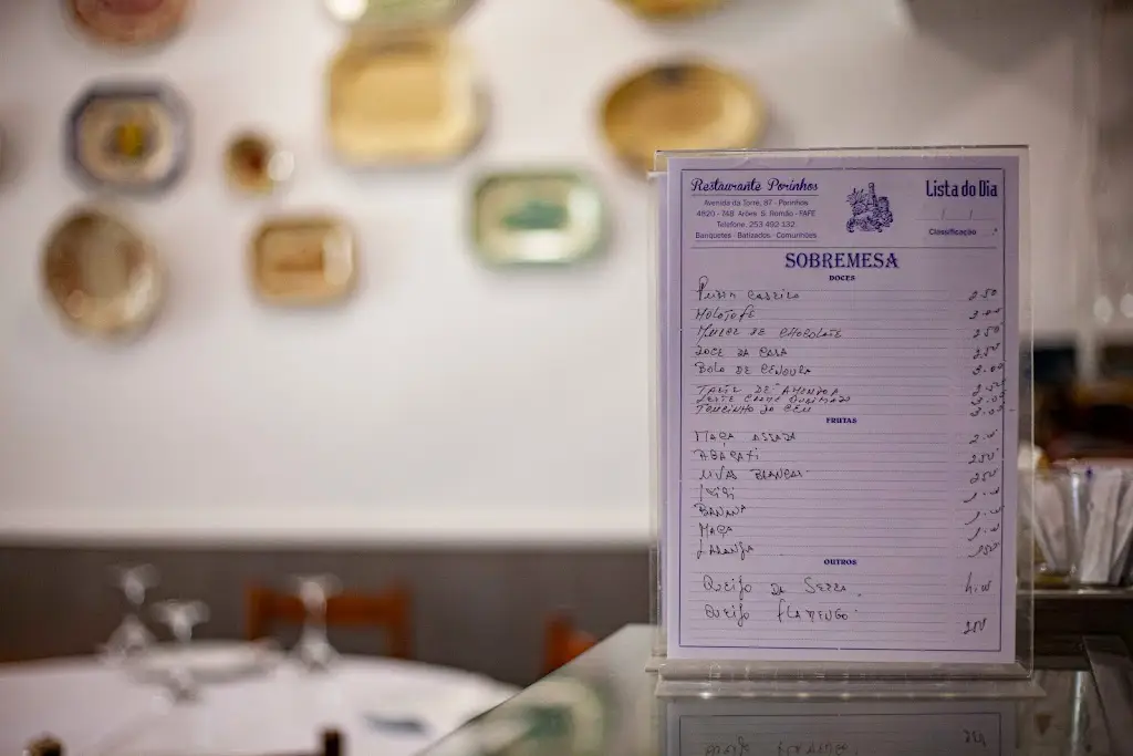 Menu_Restaurante Porinhos, Lda_Arões_image_3