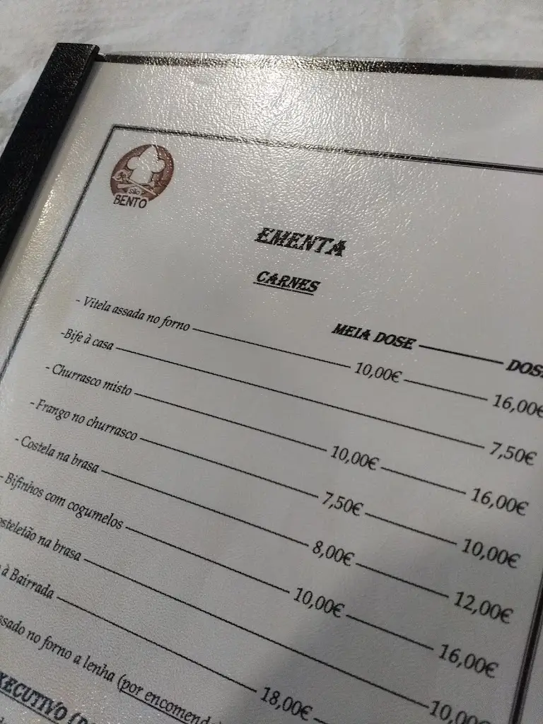 Menu_Restaurante São Bento_Barqueiros_immagine_1