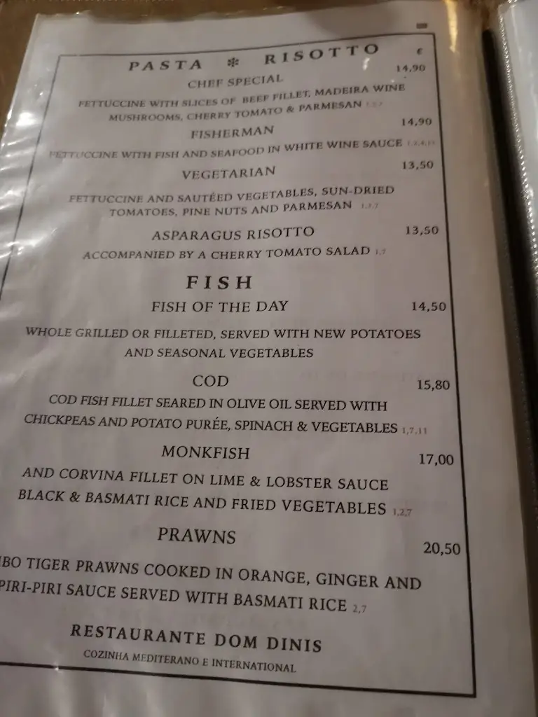 Menu_Dom Dinis_Calendário_image_1