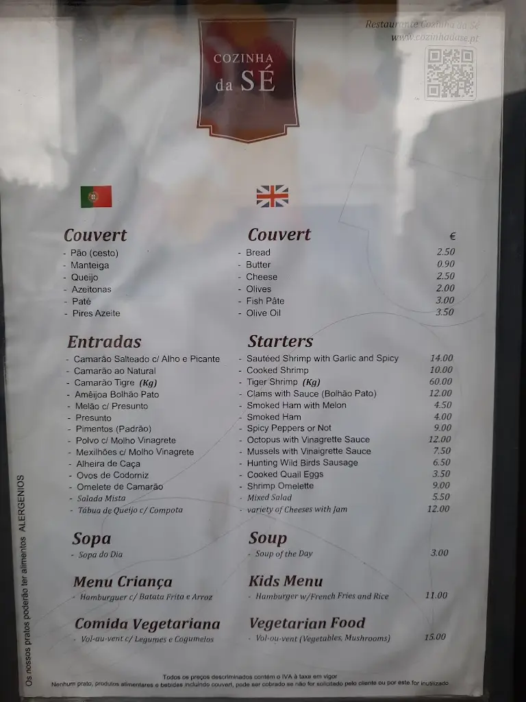 Menu_Restaurante Cozinha da Sé_Braga_immagine_1