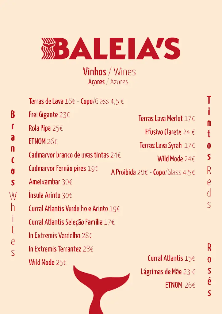 Menu_Baleias Café_Lajes do Pico_image_2