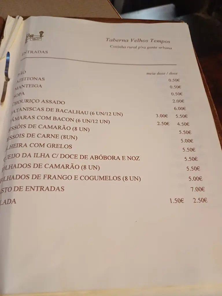 Menu_Restaurante Velhos Tempos_Braga_imagen_4