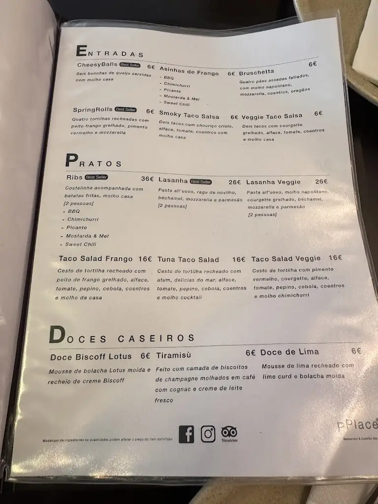Menu_pPlace Restaurant_Braga_image_1