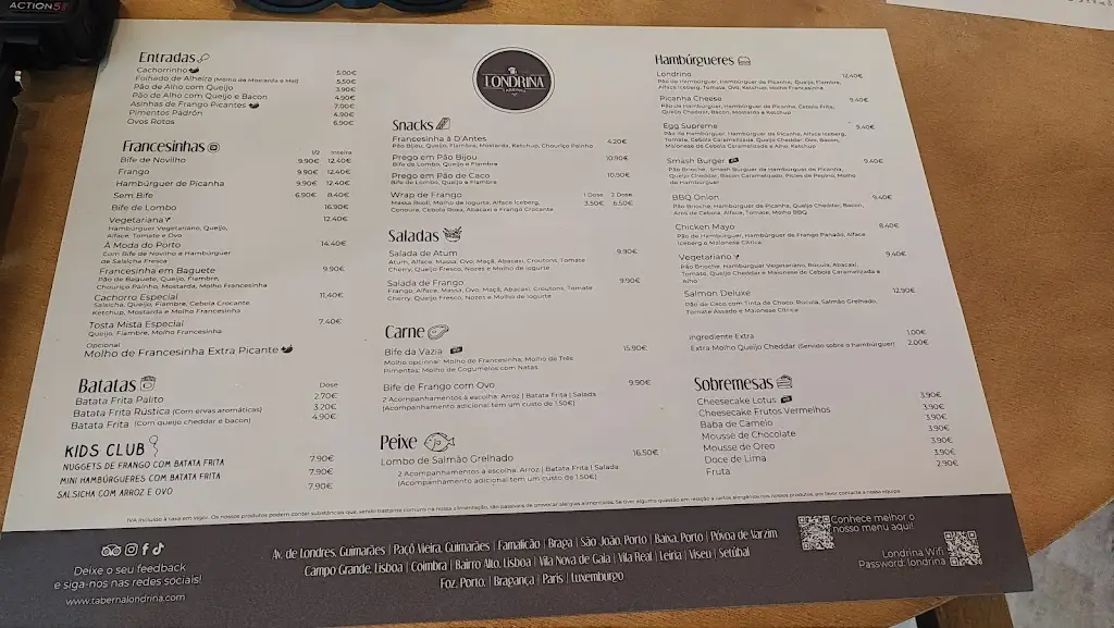 Menu_Taberna Londrina Braga, Centro_Braga_imagen_1
