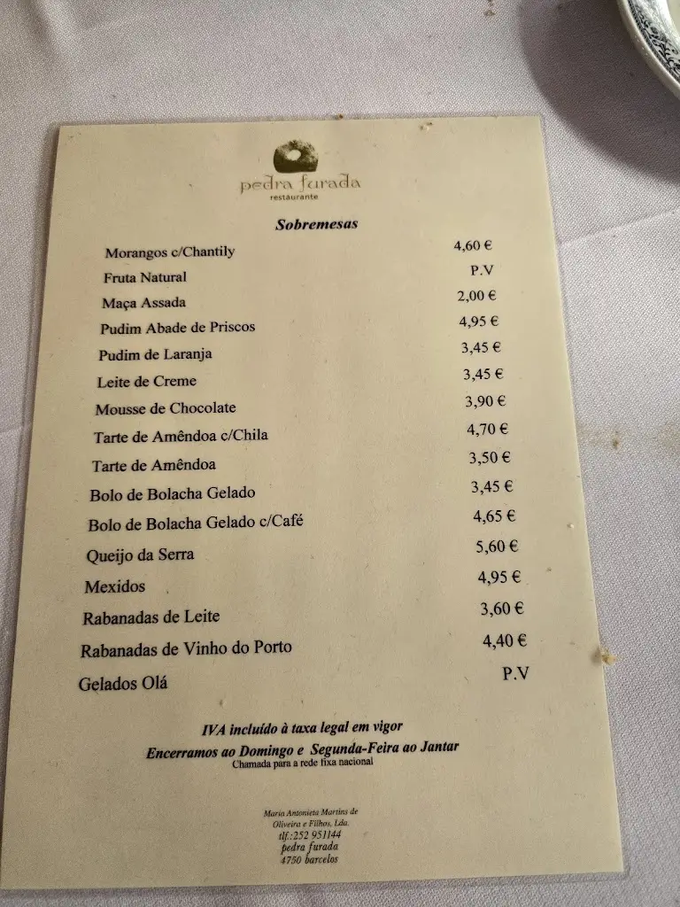 Menu_Restaurante Pedra Furada_Barcelos_image_1