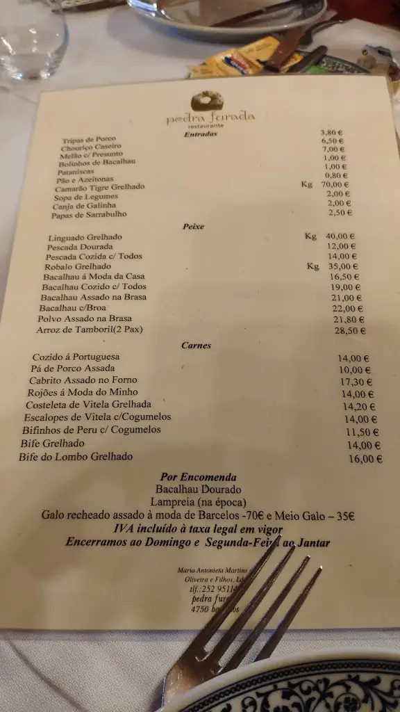 Menu_Restaurante Pedra Furada_Barcelos_image_2