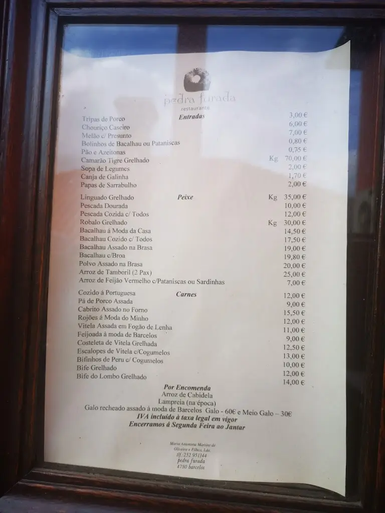 Menu_Restaurante Pedra Furada_Barcelos_image_4