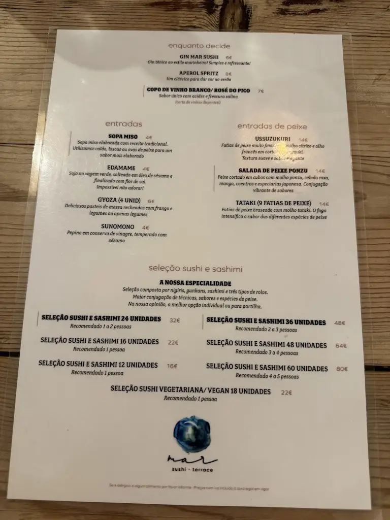 Menu_Mar Sushi Terrace_Lajes do Pico_image_3