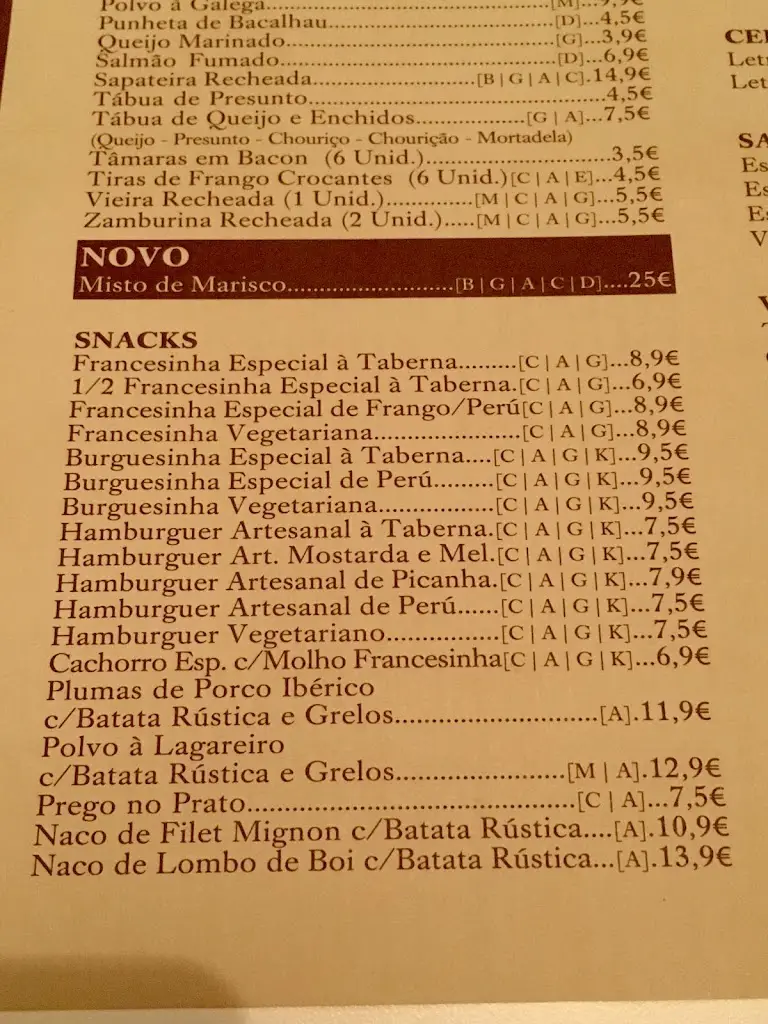 Menu_Taberna das Taipas_Caldas das Taipas_imagen_4