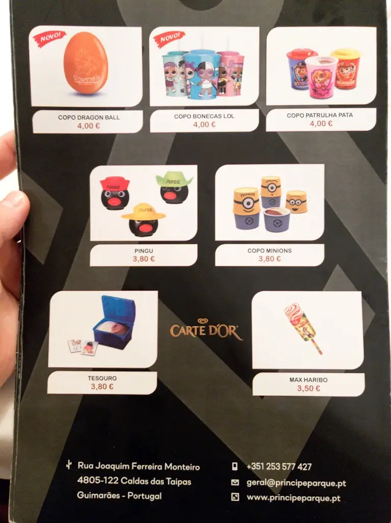 Menu_Príncipe Parque_Caldas das Taipas_image_3