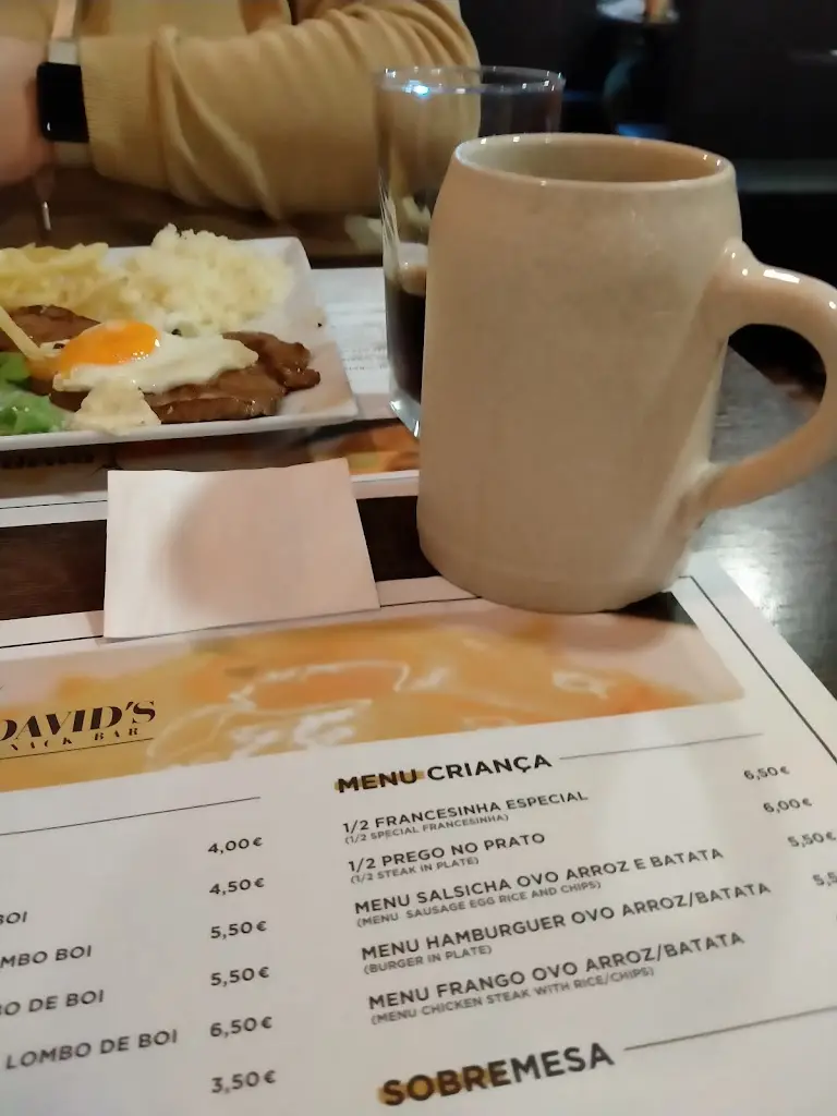 Menu_Davids Bar snack_Caldas das Taipas_immagine_4