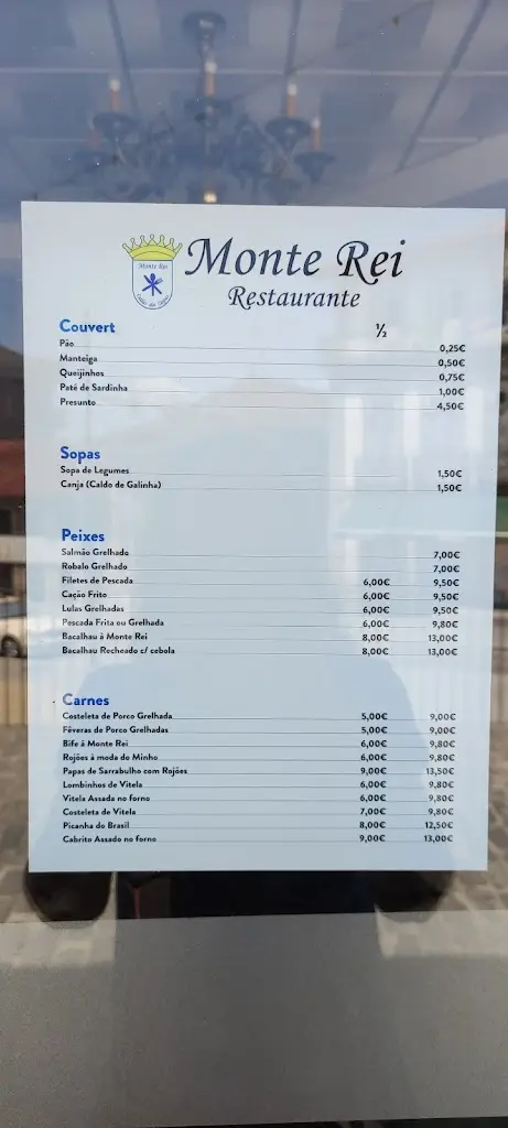 Menu_Restaurante Monte Rei - Vieira, Silva & Cia., Lda._Caldas das Taipas_image_1