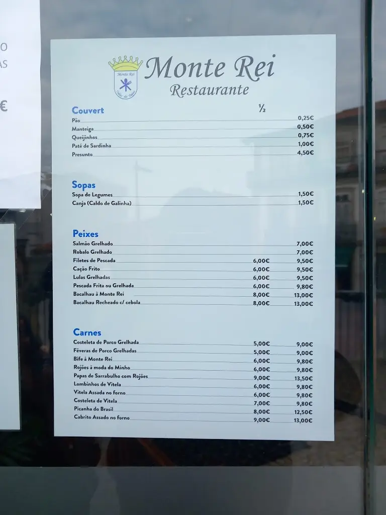 Menu_Restaurante Monte Rei - Vieira, Silva & Cia., Lda._Caldas das Taipas_image_2