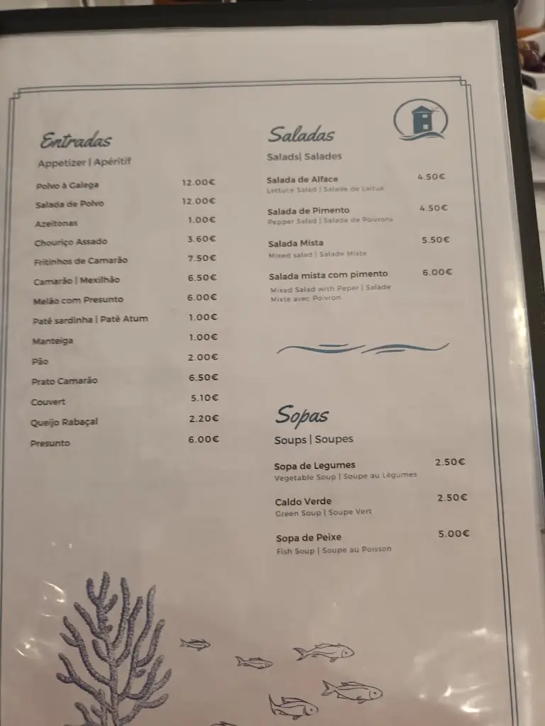 Menu_Restaurante Convívio Do Mar_Apúlia_imagen_2