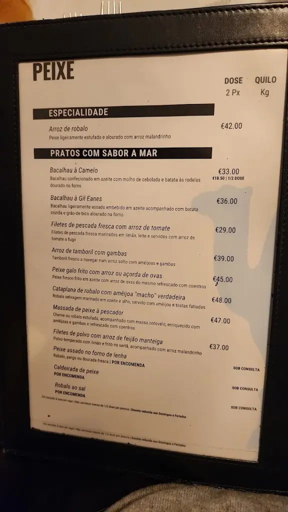 Menu_Restaurante Camelo Apúlia_Apúlia_immagine_2