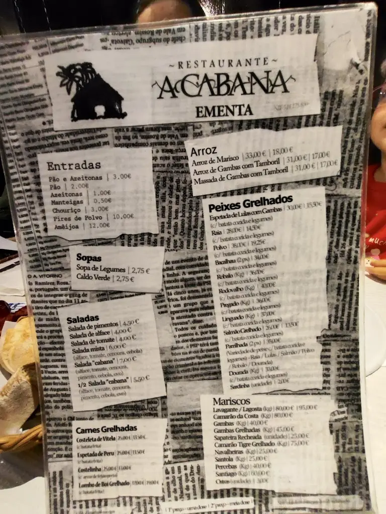 Menu_Restaurante A Cabana_Apúlia_image_1