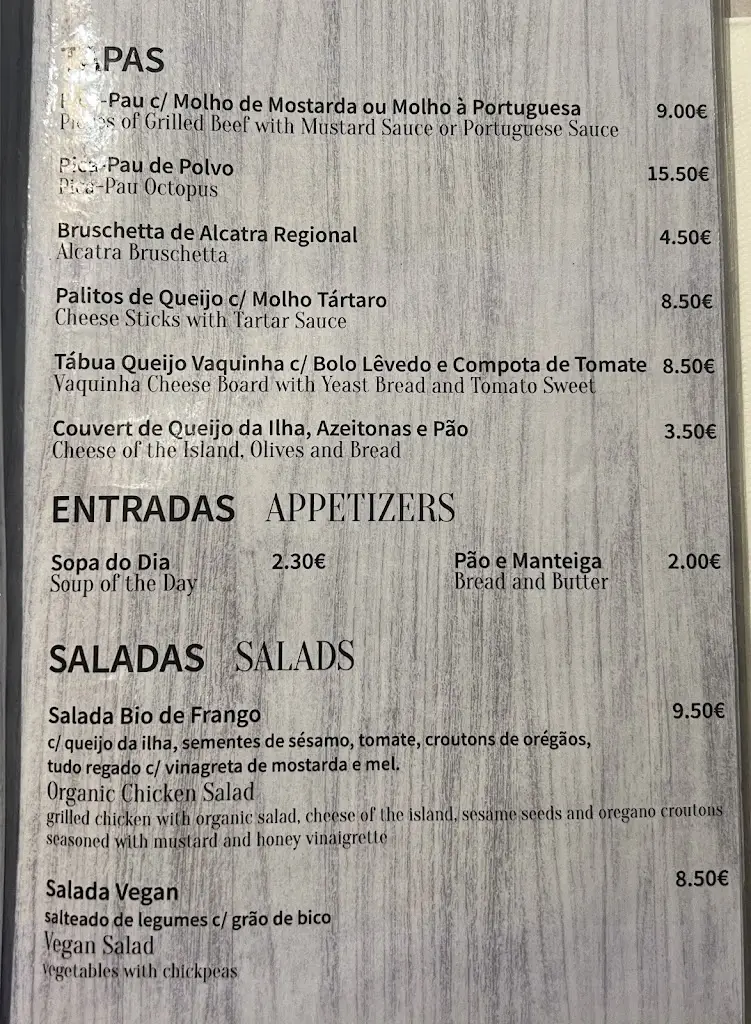 Menu_A Barrica_Angra do Heroísmo_image_2