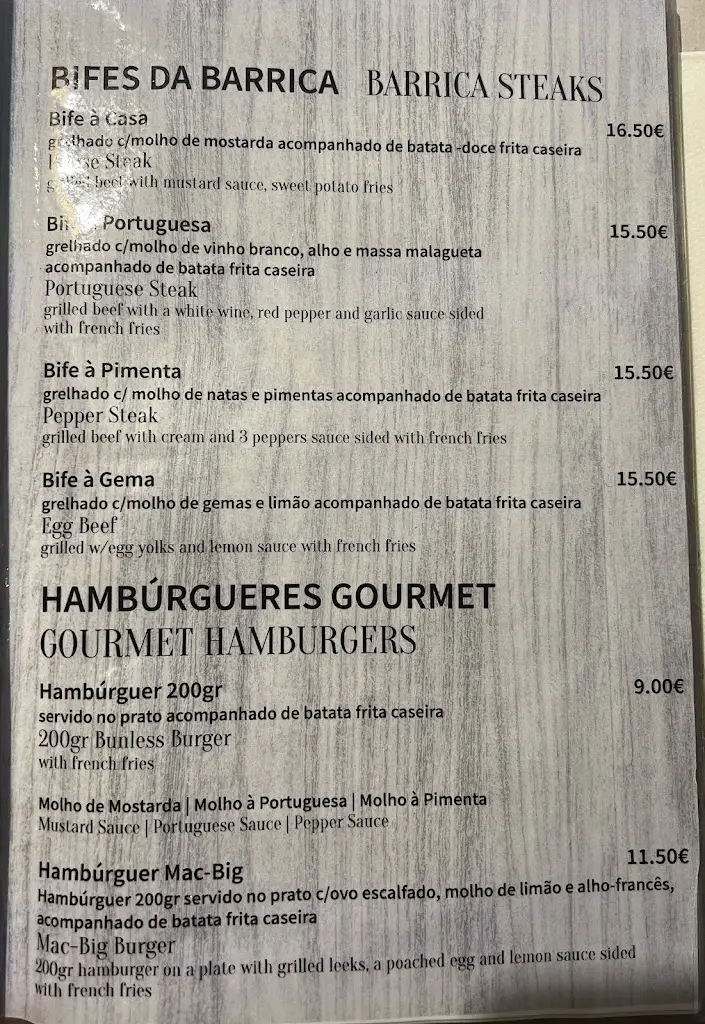 Menu_A Barrica_Angra do Heroísmo_image_4