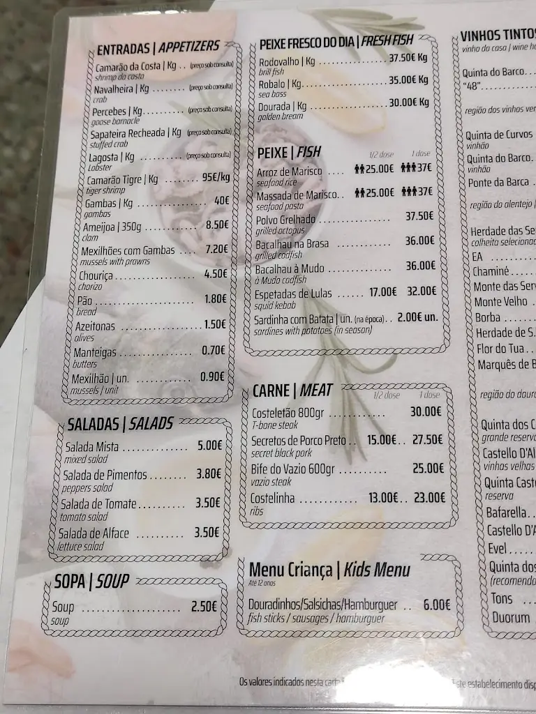 Menu_O Mudo Restaurant_Apúlia_immagine_1