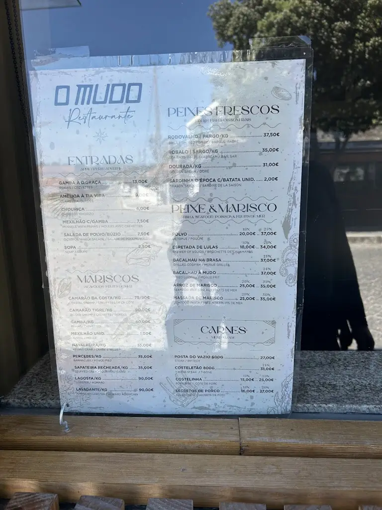 Menu_O Mudo Restaurant_Apúlia_immagine_2