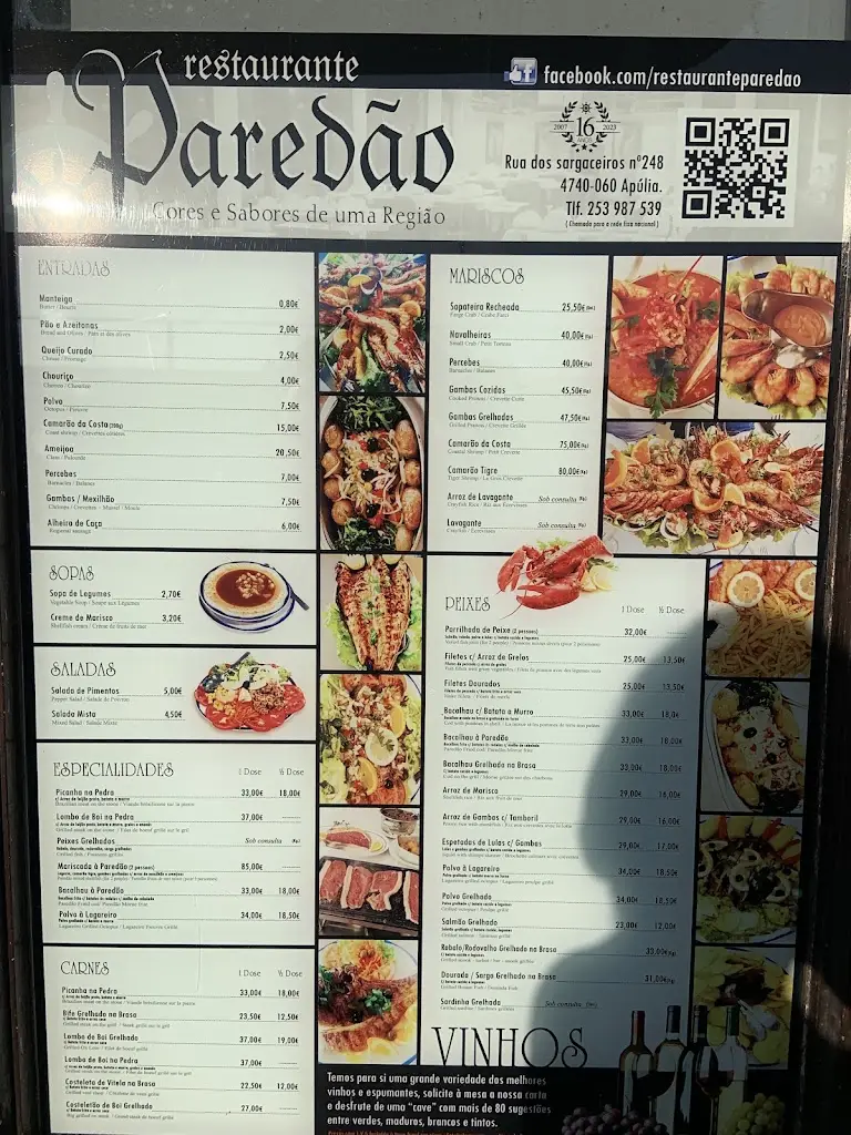 Menu_Restaurante Paredão_Apúlia_imagen_2