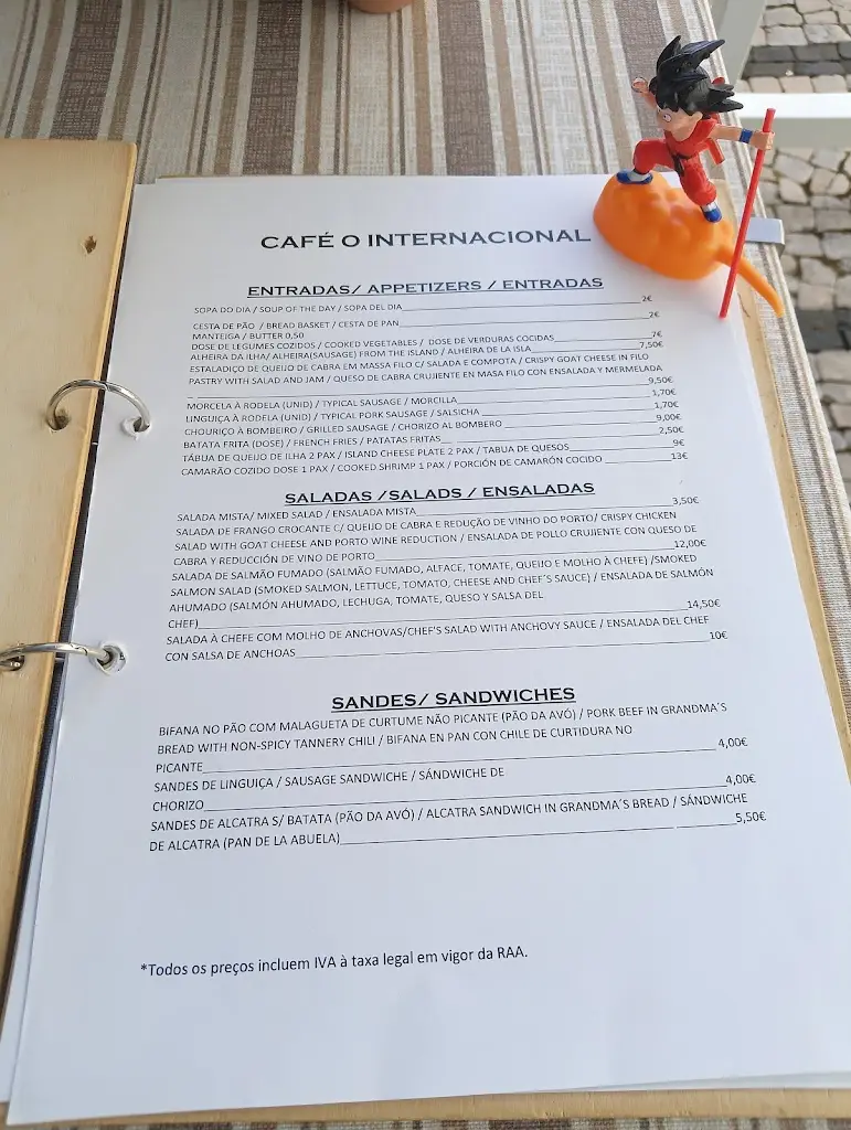 Menu_Restaurante O Internacional_Angra do Heroísmo_immagine_1