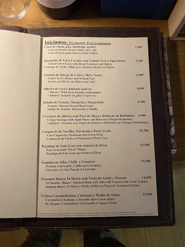 Menu_Restaurante Am Kreisel_Apúlia e Fão_imagen_3