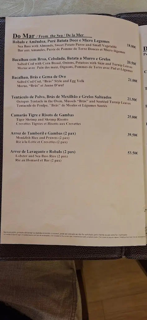 Menu_Restaurante Am Kreisel_Apúlia e Fão_imagen_4