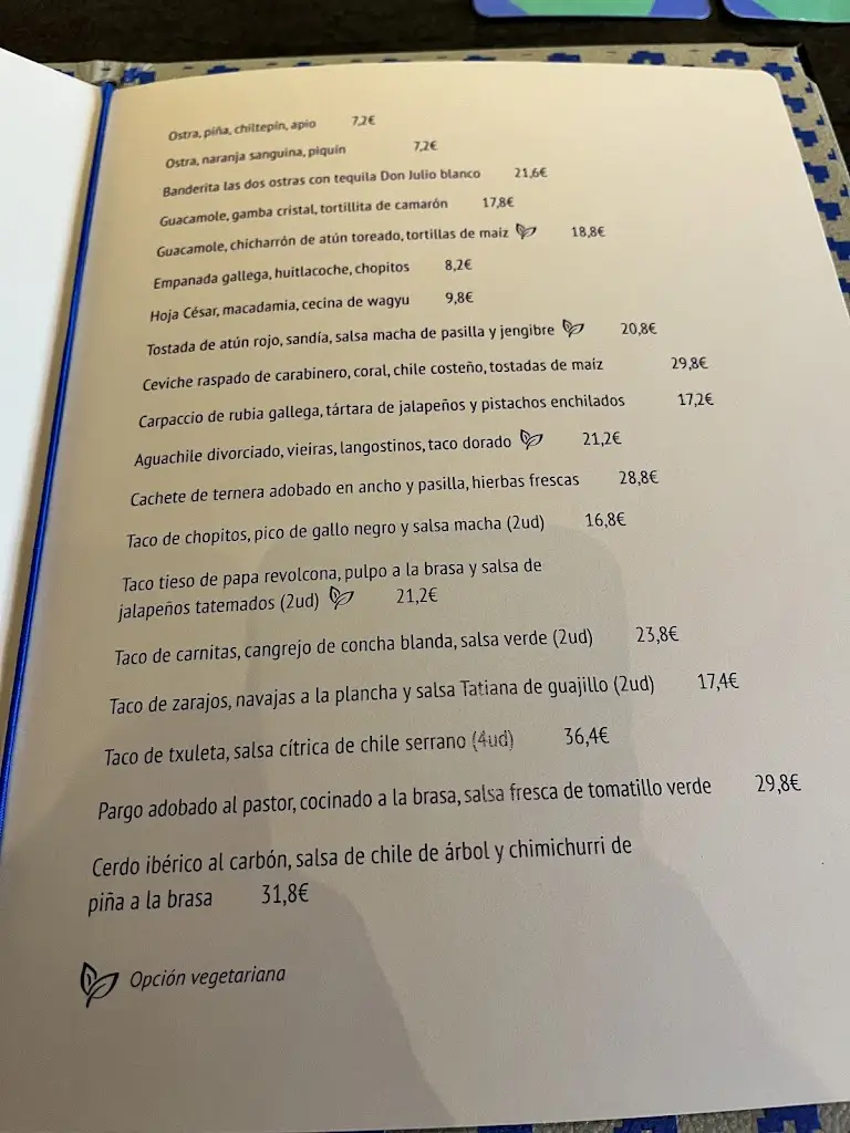 Menu_Marine Lounge_Esposende_immagine_4