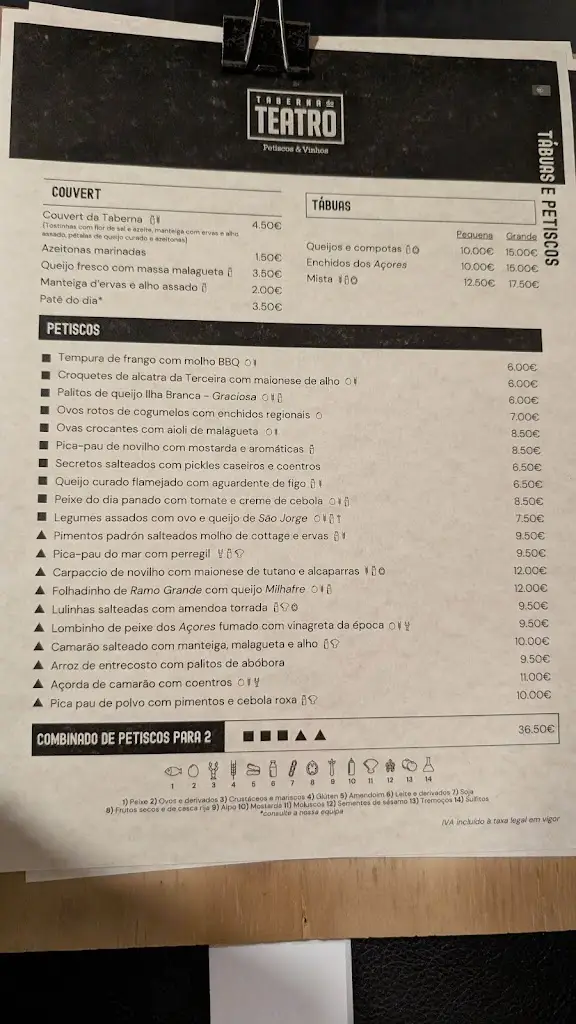 Menu_Taberna do Teatro_Angra do Heroísmo_image_1