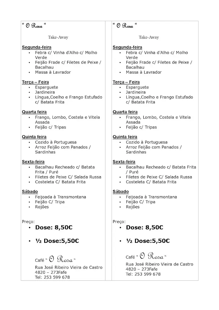 Menu_U Rosa Taberna_Fafe_imagen_1